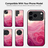 Pink Abstract Glass Case