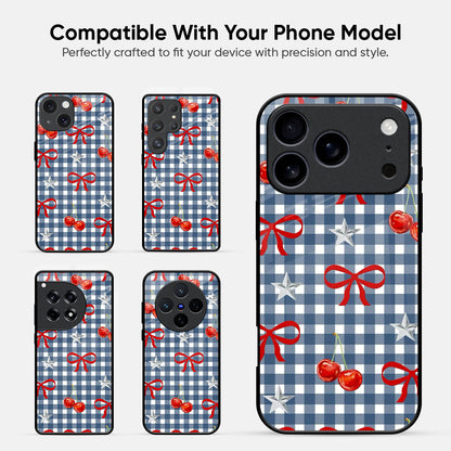 Red Bow Glass Case