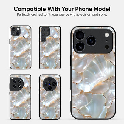 Pearl Shell Glass Case