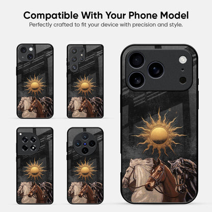 Three Horses & Sun Glass Case