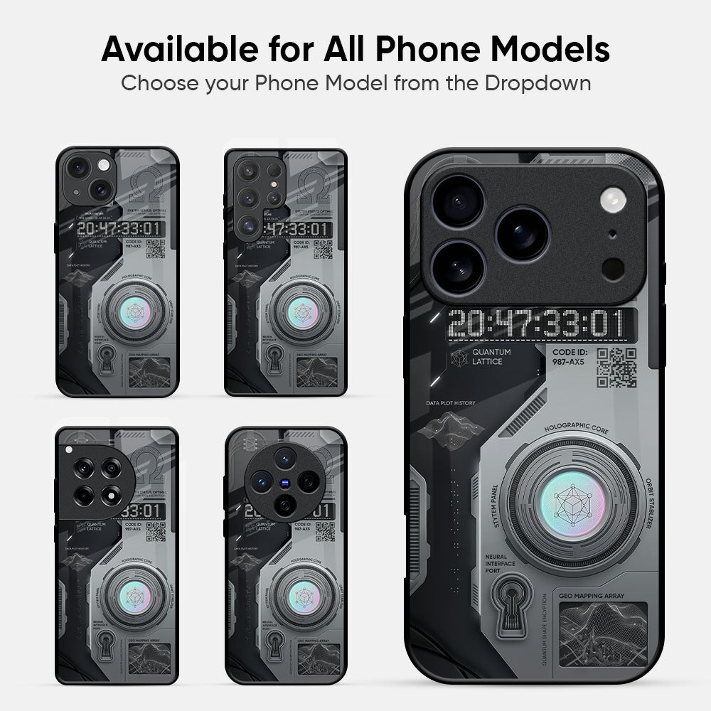 Stealth Slate Glass Case - Glass Back Cover for Phone (View 2)