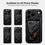 Dragon Fury Glass Case - Glass Back Cover for Phone (View 2)