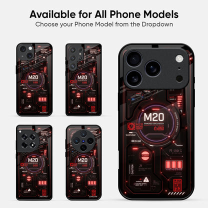 Fusion Engine Glass Case - Glass Back Cover for Phone (View 2)