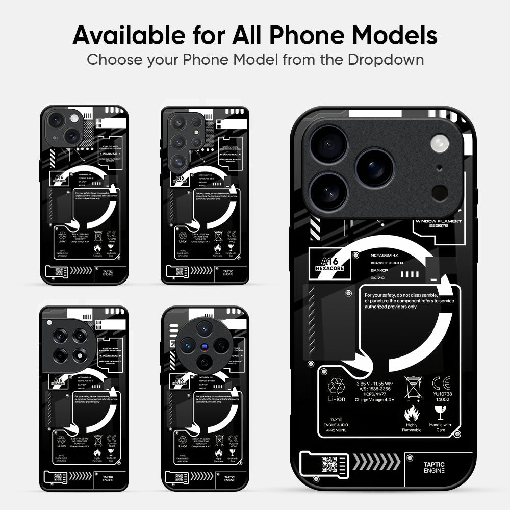 Vector Alpha Glass Case - Glass Back Cover for Phone (View 2)