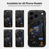 Cyber Spark Glass Case - Glass Back Cover for Phone (View 2)