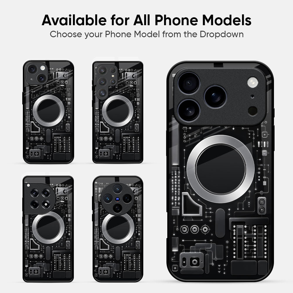Obsidian Aura Glass Case - Glass Back Cover for Phone (View 2)