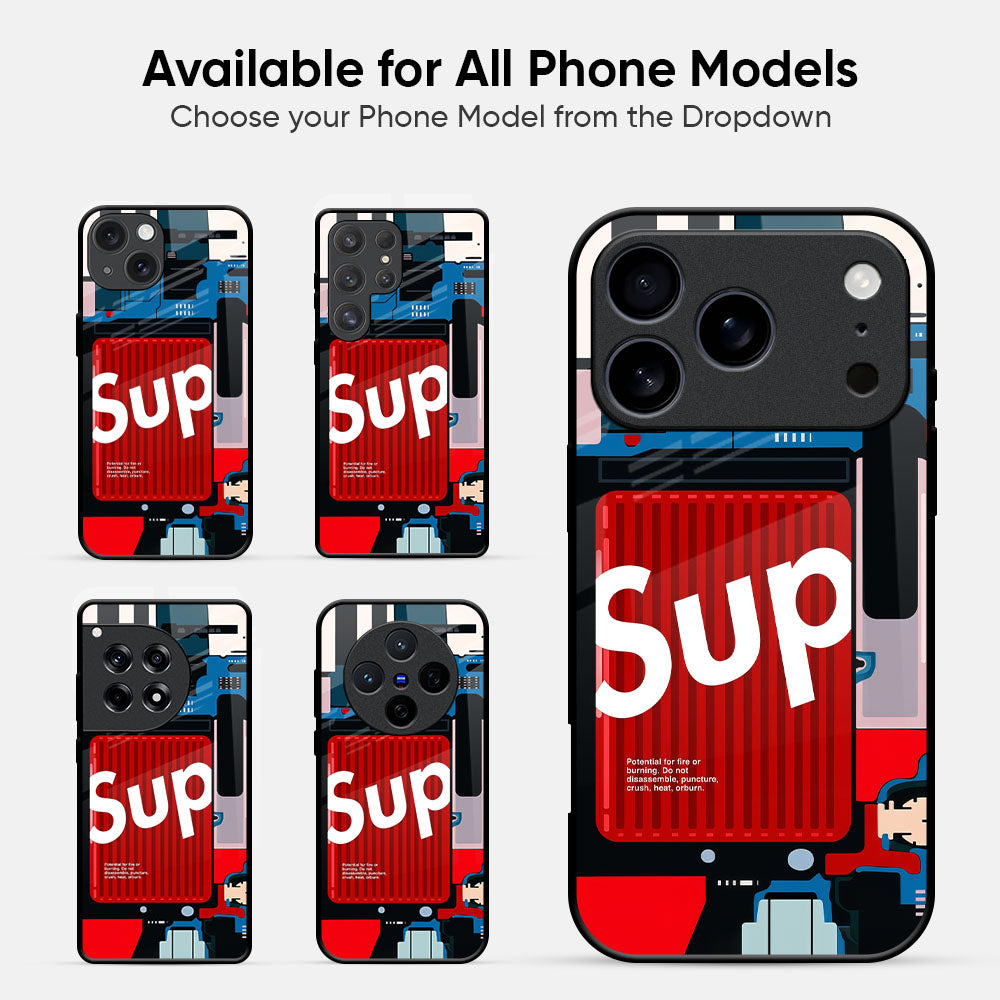 Street Hype Glass Case - Glass Back Cover for Phone (View 2)