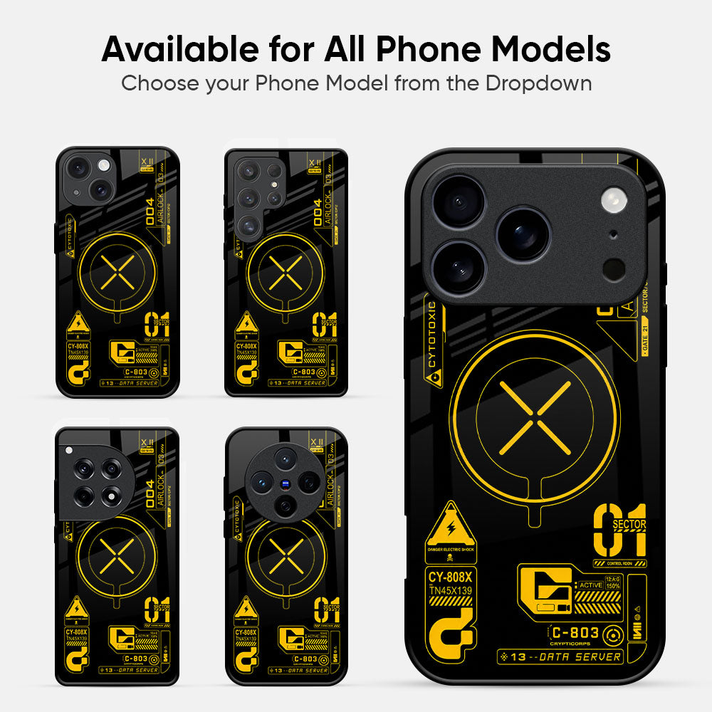 Chrono Pulse Glass Case - Glass Back Cover for Phone (View 2)