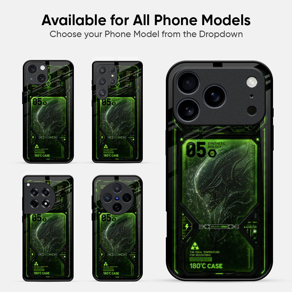 Xenon Venom Glass Case - Glass Back Cover for Phone (View 2)