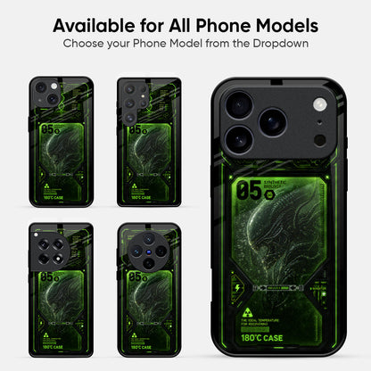 Xenon Venom Glass Case - Glass Back Cover for Phone (View 2)