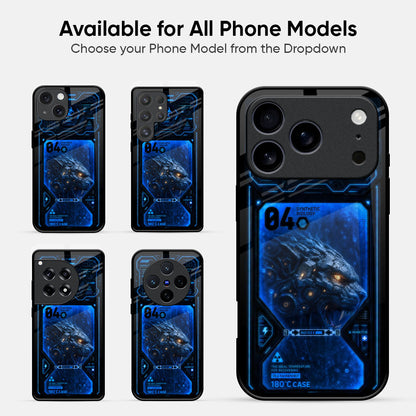Blizzard Wolf Glass Case - Glass Back Cover for Phone (View 2)