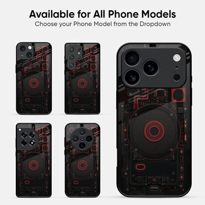 Dark Nitro Glass Case - Glass Back Cover for Phone (View 2)