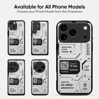 Data Crypt Glass Case - Glass Back Cover for Phone (View 2)