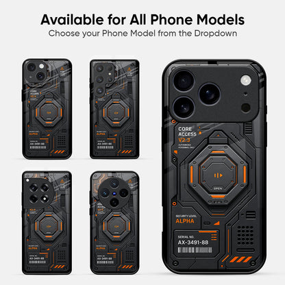 Forge Magma Glass Case - Glass Back Cover for Phone (View 2)