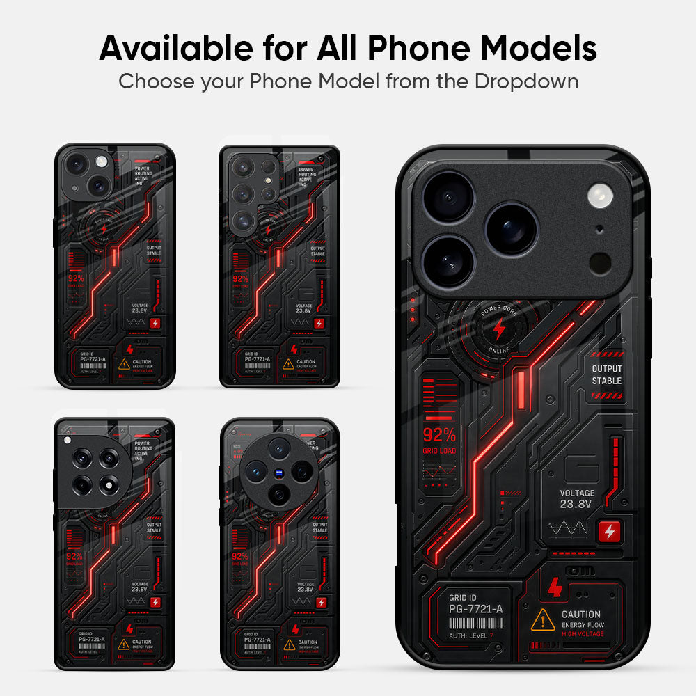 Nitro Trace Glass Case - Glass Back Cover for Phone (View 2)