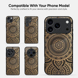 Luxury Mandala Glass Case