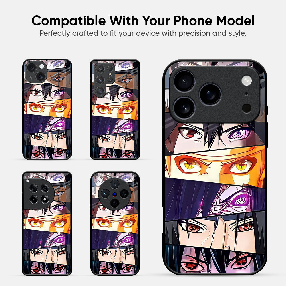 Anime Eyes Glass Case