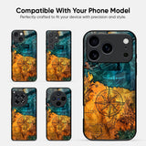 Architecture Map Glass Case