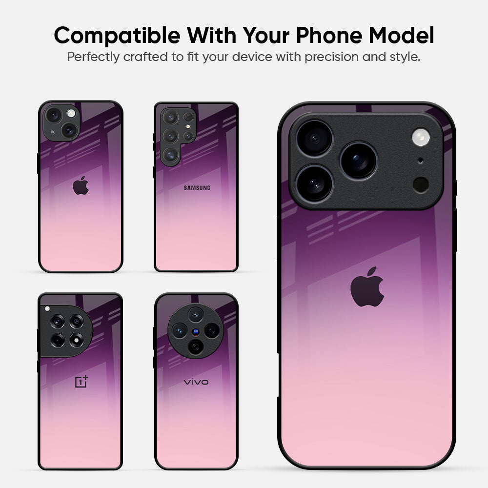 Purple Gradient Glass case