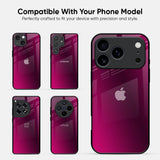 Pink Burst Glass Case