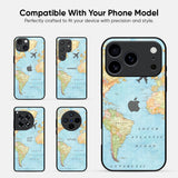 Fly Around The World Glass Case