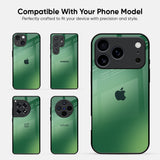 Green Grunge Texture Glass Case