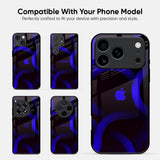 Blue Ring Light Glass Case