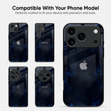 Blue Hues Glass Case