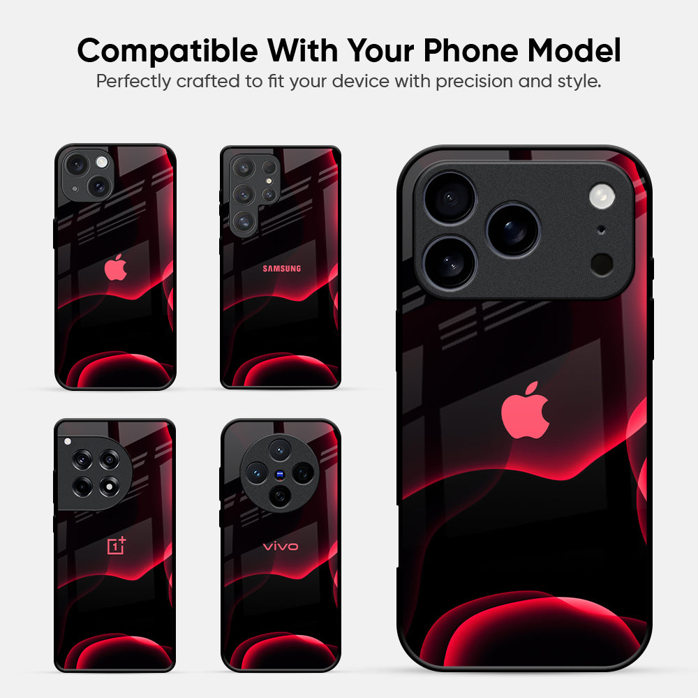 Red Thunder Glass Case