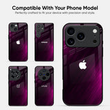 Pink Hairline Glass Case