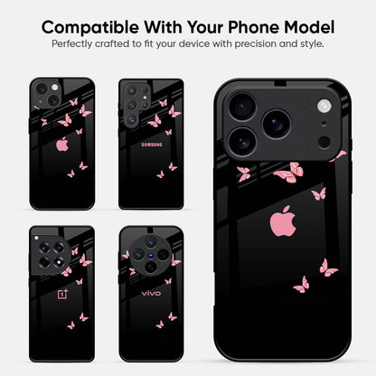 Fly Butterfly Glass Case