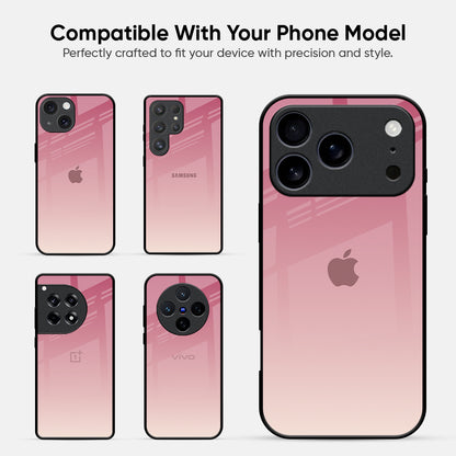 Blooming Pink Glass Case