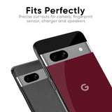 Classic Burgundy Glass Case for Google Pixel 9