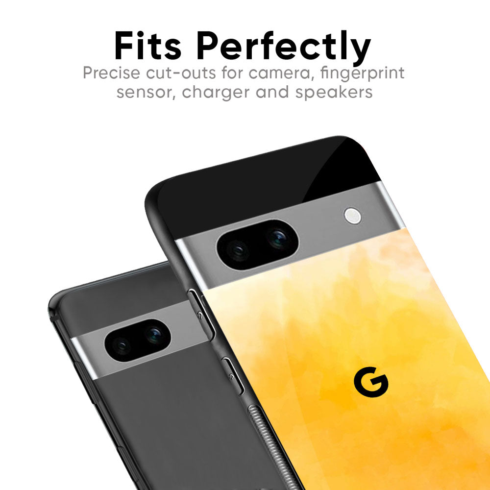 Rustic Orange Glass Case for Google Pixel 9 Pro