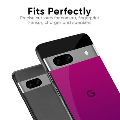 Magenta Gradient Glass Case For Google Pixel 9 Pro XL
