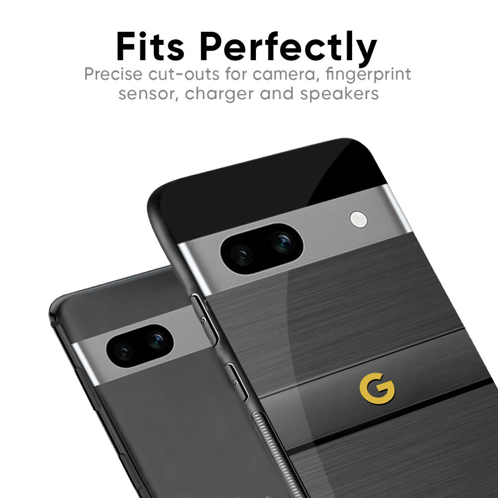 Grey Metallic Glass Case For Google Pixel 9 Pro XL
