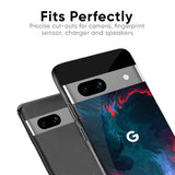 Brush Art Glass Case For Google Pixel 9