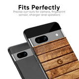 Wooden Planks Glass Case for Google Pixel 9 Pro XL