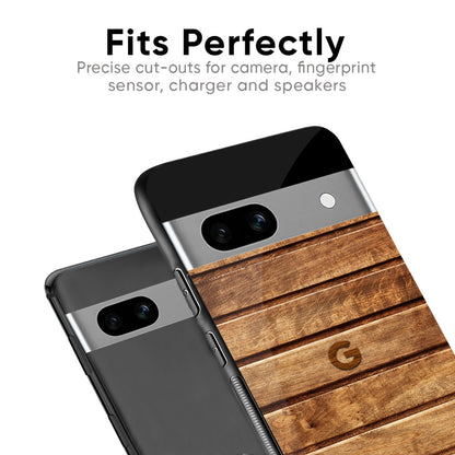 Wooden Planks Glass Case for Google Pixel 9 Pro