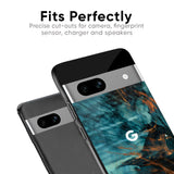 Golden Splash Glass Case for Google Pixel 9 Pro