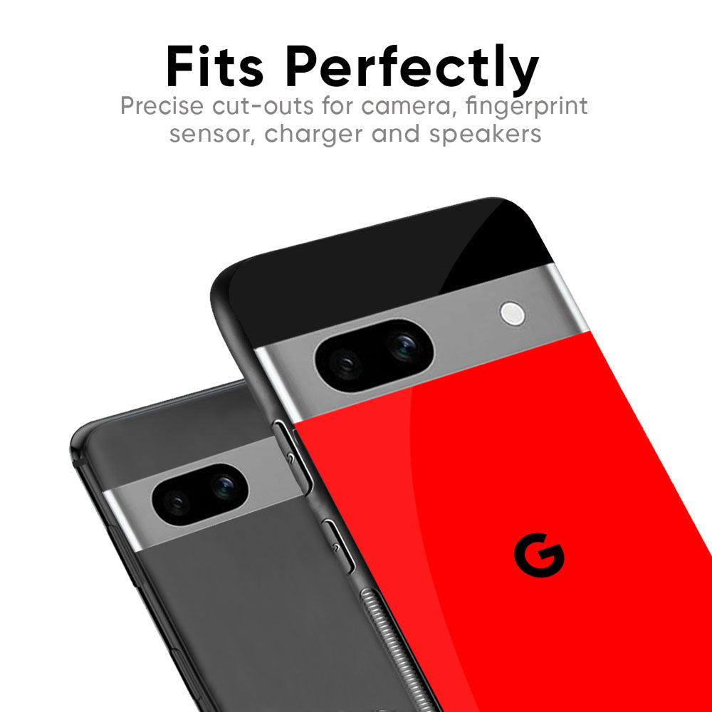 Blood Red Glass Case for Google Pixel 9