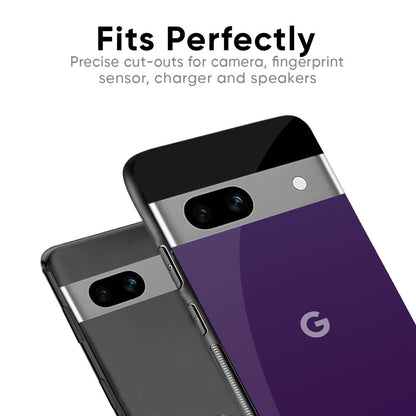 Dark Purple Glass Case for Google Pixel 9 Pro XL