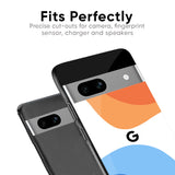 Wavy Color Pattern Glass Case for Google Pixel 9