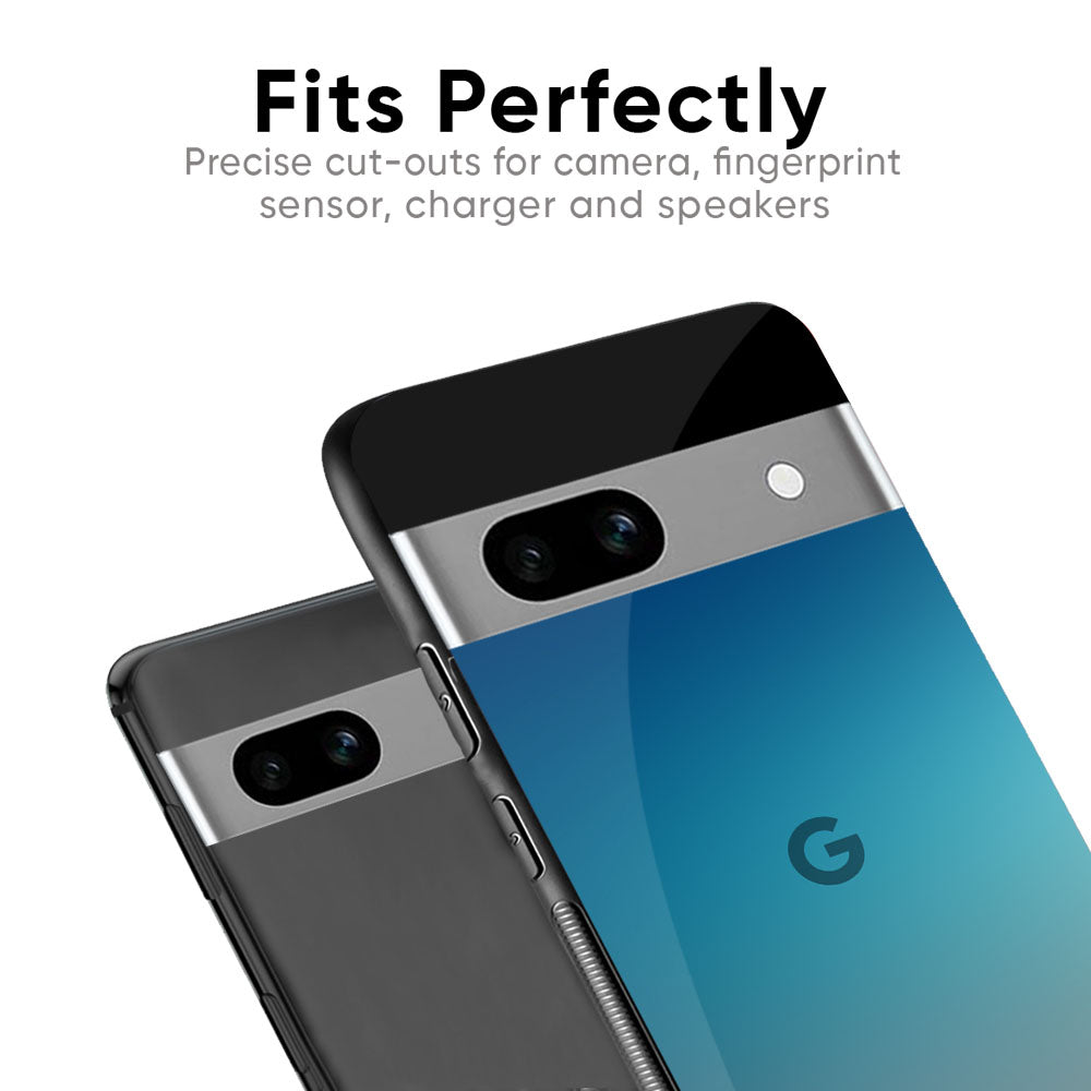 Sea Theme Gradient Glass Case for Google Pixel 9