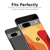 Magma Color Pattern Glass Case for Google Pixel 9