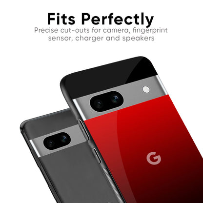 Maroon Faded Glass Case for Google Pixel 9 Pro