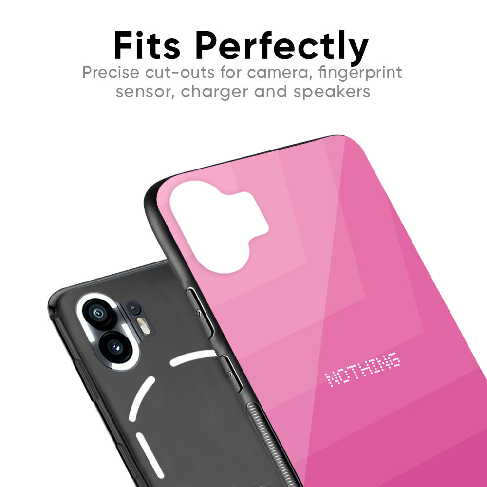 Pink Ribbon Caddy Glass Case for Nothing Phone 2a 5G