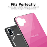 Pink Ribbon Caddy Glass Case for Nothing Phone 2a 5G