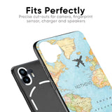 Fly Around The World Glass Case for Nothing Phone 2a 5G