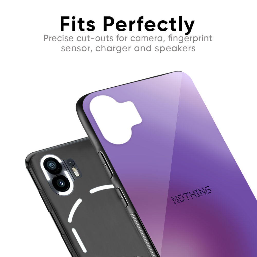 Ultraviolet Gradient Glass Case for Nothing Phone 2a 5G